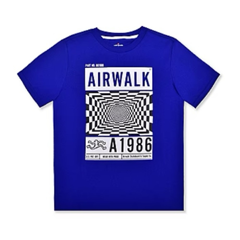 Airwalk Big Boys Crew Neck Short Sleeve Graphic T-Shirt Size XL